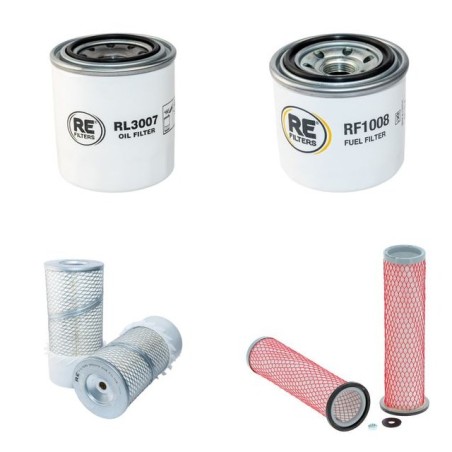 DAMCON 470 Filter Service Kit Air Oil Fuel Filters w/Kubota Eng.