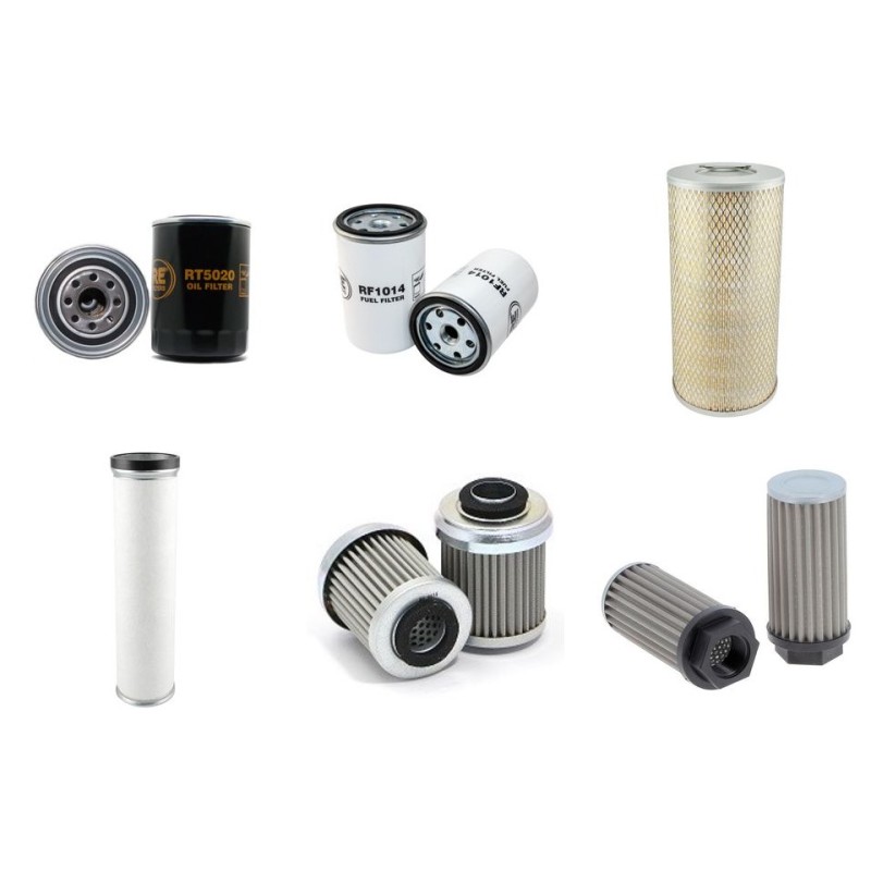 DEROT DTD 80 Filter Service Kit w/Deutz F4L913 Eng.
