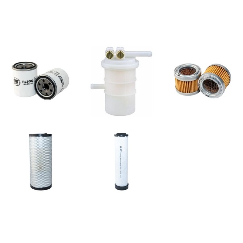 Deutz-Fahr AGROKID 25A - 35A Filter Service Kit Air - Oil - Fuel Filters Only