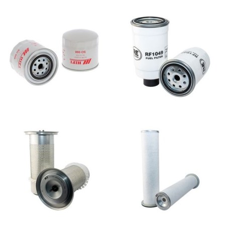 DEUTZ AGROPLUS 87 Filter Service Kit Air Oil Fuel Filters w/1000.4WT Eng.   YR  2005-2009