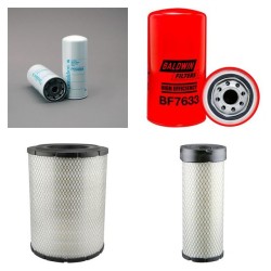 Filter kit suitable for CAT D4D with CAT Engine Air Oil Fuel Filters