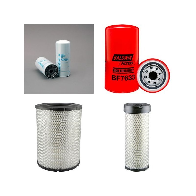 Filter kit suitable for CAT D4D with CAT Engine Air Oil Fuel Filters
