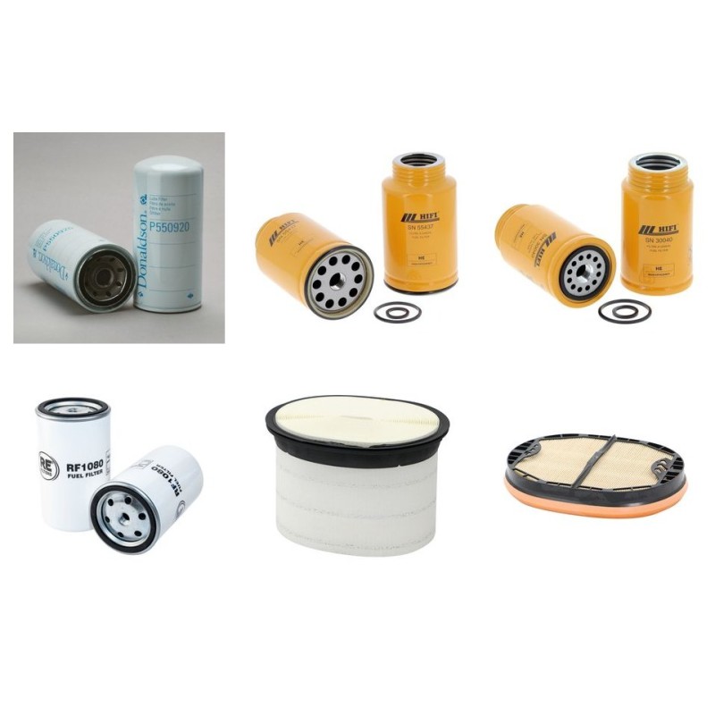 Filter kit suitable for CAT D6K with CAT C6E1- Engine YR 2007- Air Oil Fuel Filters