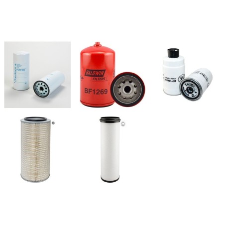 DEUTZ DX 250 Filter Service Kit Air Oil Fuel Filters w/Deutz BF6L413FR Eng.   YR  01.82-01.86 205 CH