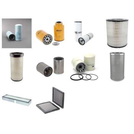Filter kit suitable for CAT D6RII with CAT 4ZF1- Engine