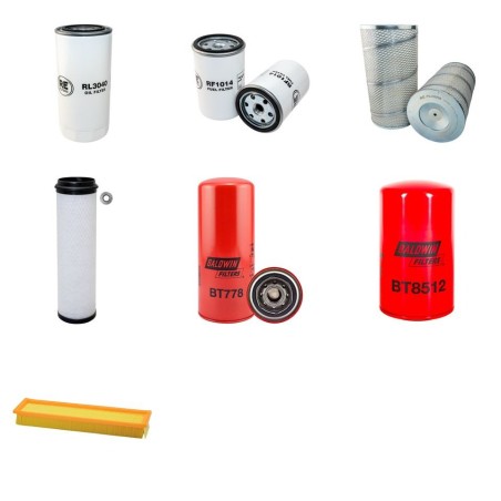 DEUTZ M 2480 Filter Service Kit w/Deutz F6L912 Eng.