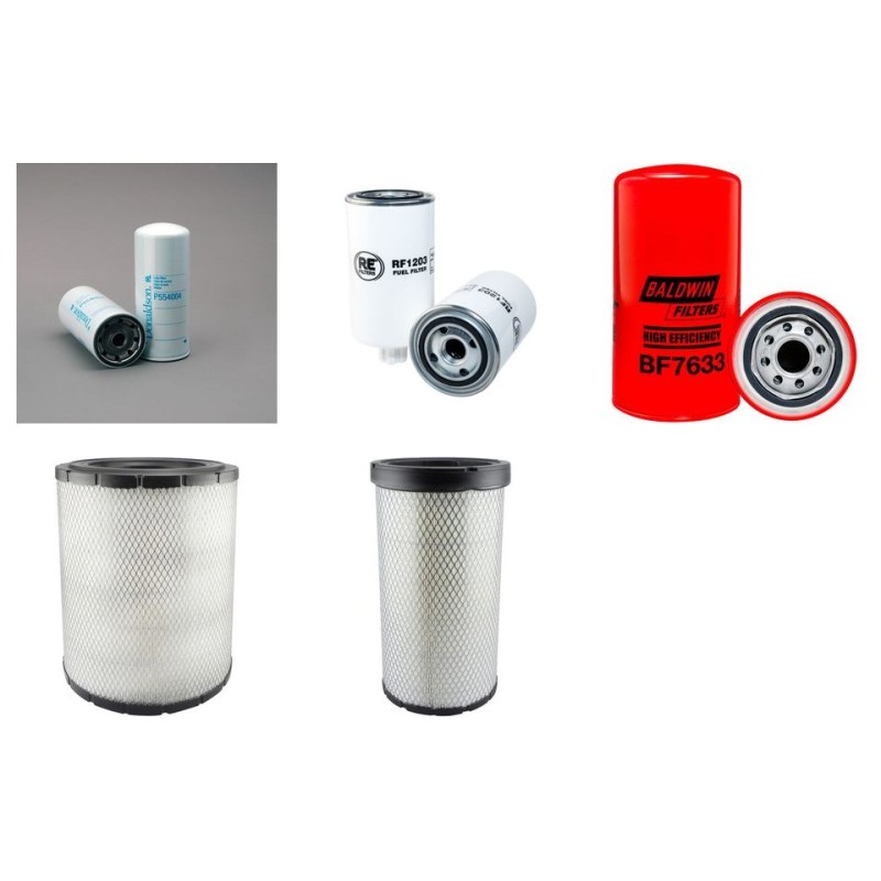 Filter kit suitable for CAT D7R with CAT Engine Air Oil Fuel Filters