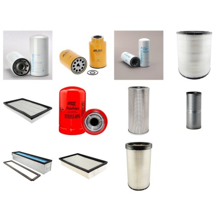 Filter kit suitable for CAT D9T with CAT RHX1- Engine Serial No RJS1-1262