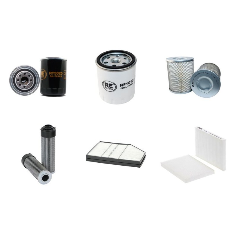 FENDT FARMER 201S/SA Filter Service Kit w/Deutz F3L912 Eng.