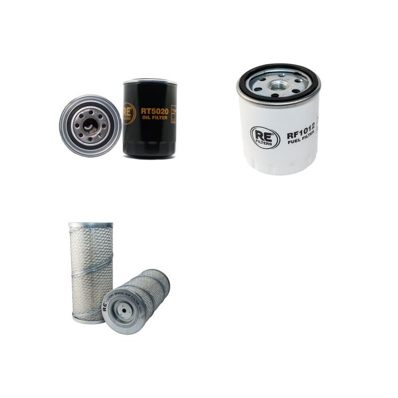 FENDT FARMER 260 S Filter Service Kit Air Oil Fuel Filters w/Deutz F3L912 Eng.   YR  88-95