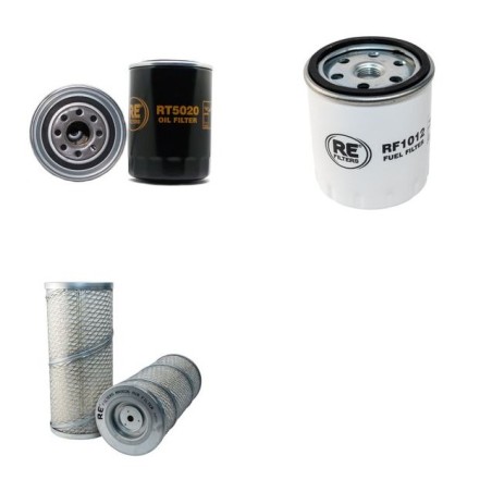 FENDT FARMER 260 S Filter Service Kit Air Oil Fuel Filters w/Deutz F3L912 Eng.   YR  88-95