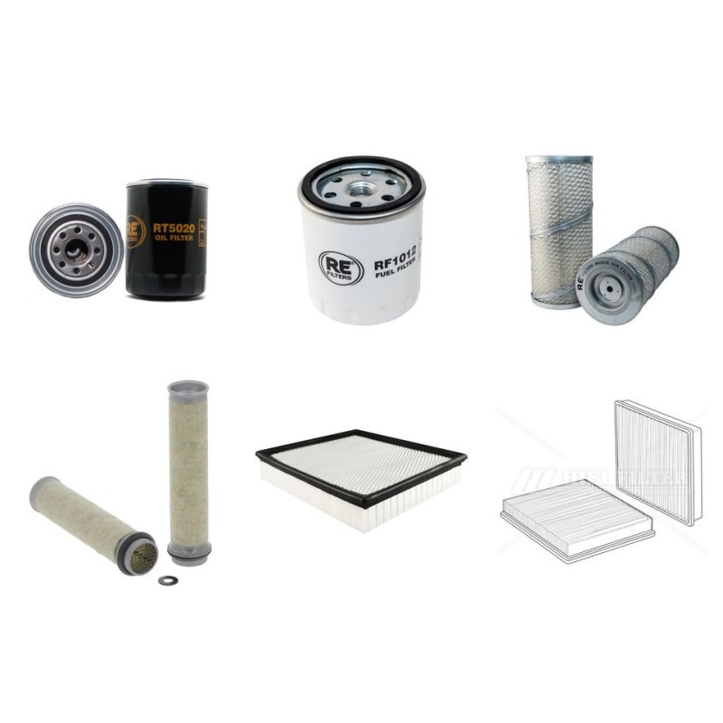 FENDT FARMER 280 S/SA/V/VA/P/PA Filter Service Kit w/Deutz F4L913 Eng.   YR  1.97-2.03