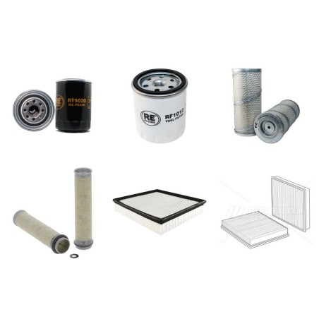 FENDT FARMER 280 S/SA/V/VA/P/PA Filter Service Kit w/Deutz F4L913 Eng.   YR  1.97-2.03
