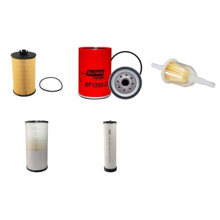 FENDT VARIO 313 SCR Filter Service Kit Air Oil Fuel Filters w/Deutz TCD 2012 L04-4V Eng.   YR  2012-