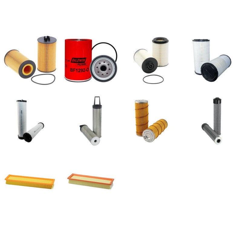 FENDT VARIO 818 TMS Filter Service Kit w/TCD 2012 L06 4V Eng.   YR  2006-