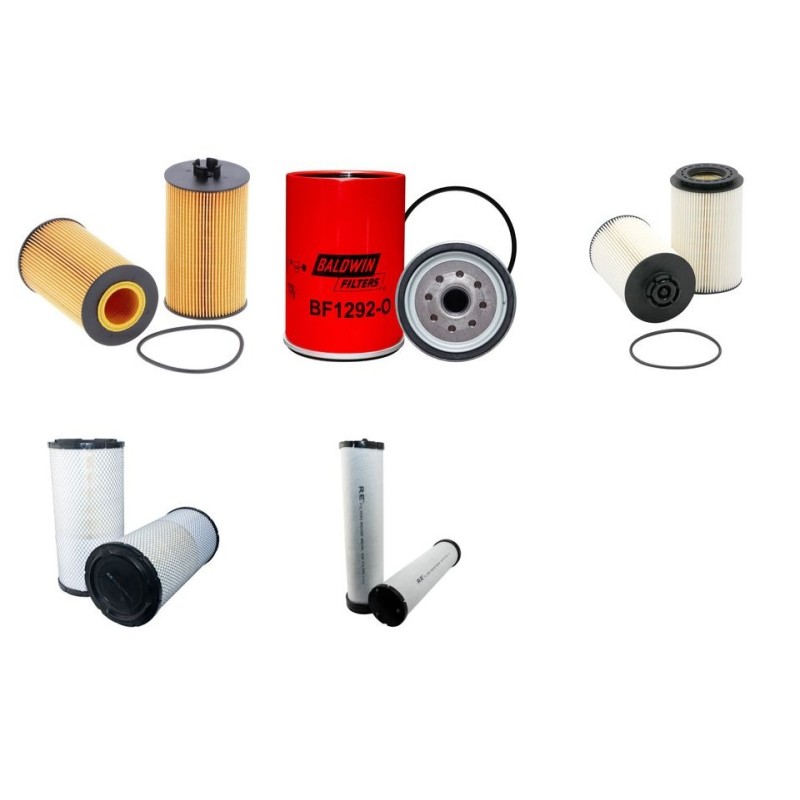 FENDT VARIO 818 TMS Filter Service Kit w/TCD 2012 L06 4V Eng.   YR  2006-