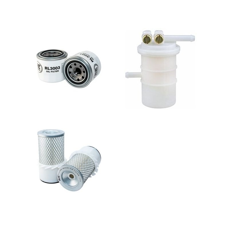 FERRARI AGRI 20 Filter Service Kit Air Oil Fuel Filters w/Mitsubishi Eng.
