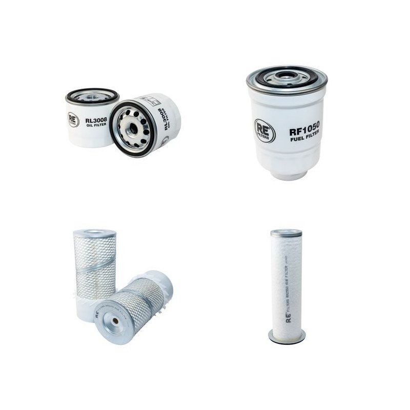 Filter kit suitable for CAT DP35 with Mitsubishi S4S Engine Air Oil Fuel Filters