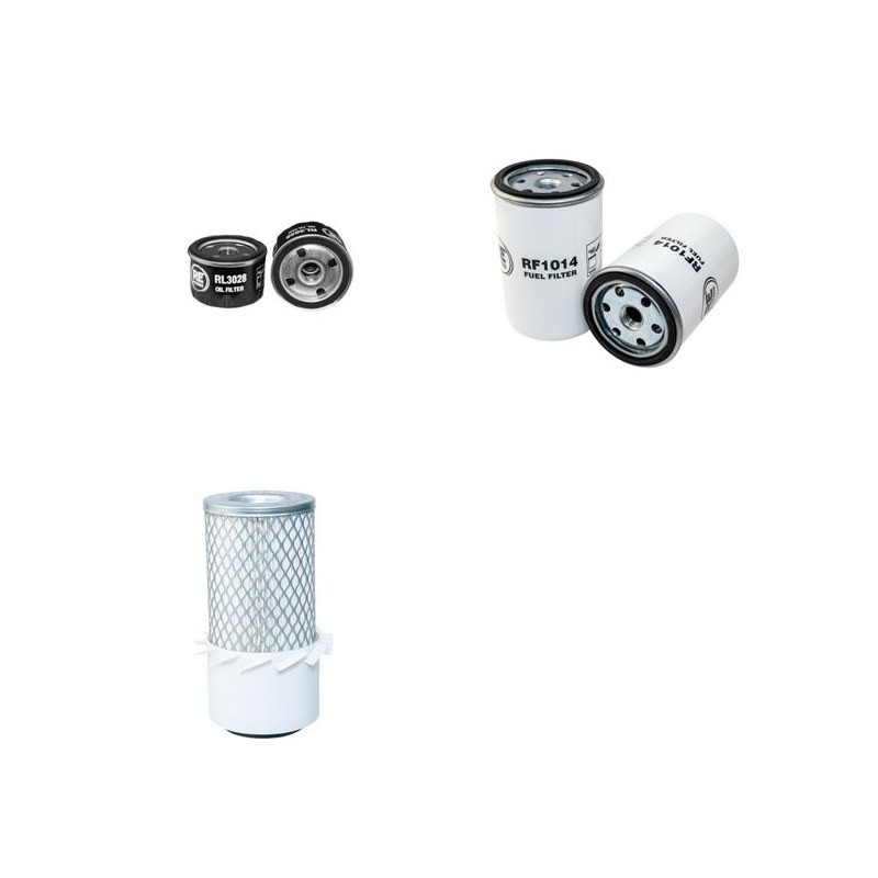 FERRARI AGRI VIPAR 30 Filter Service Kit Air Oil Fuel Filters w/Lombardini Eng.