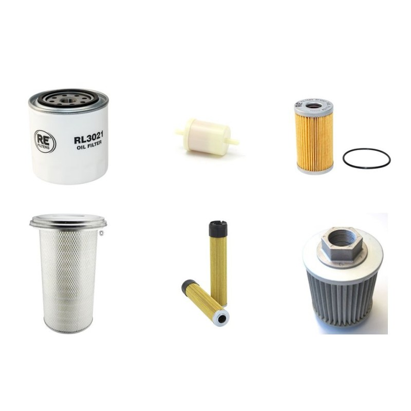 GIANNI FERRARI TURBO 6 Filter Service Kit w/Kubota V 2003T EU4 Eng.