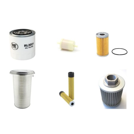 GIANNI FERRARI TURBO 6 Filter Service Kit w/Kubota V 2003T EU4 Eng.