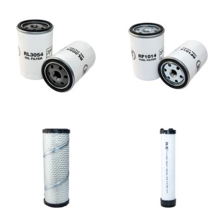 FIAT 35.66 Filter Service Kit w/Lombardini Ldw 1503 Eng.