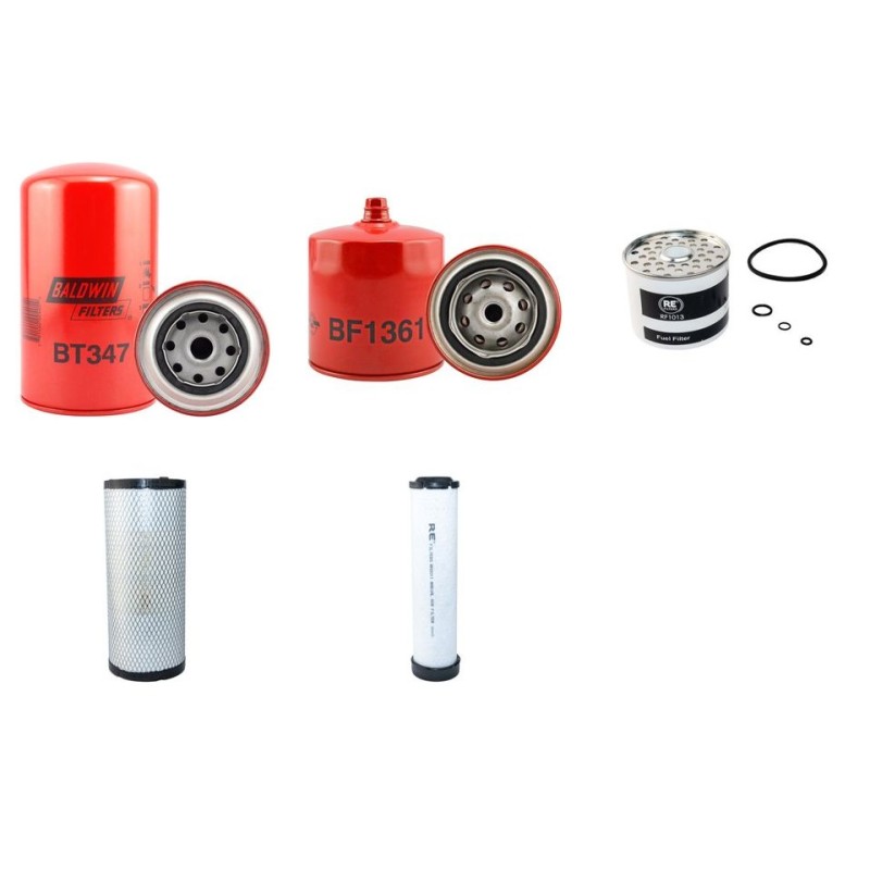 FIAT 65.66 (DT) Filter Service Kit Air Oil Fuel Filters w/Fiat 8045.06 Eng.