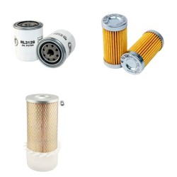 FORD 1720 Filter Service Kit Air Oil Fuel Filters w/SHIBAURA