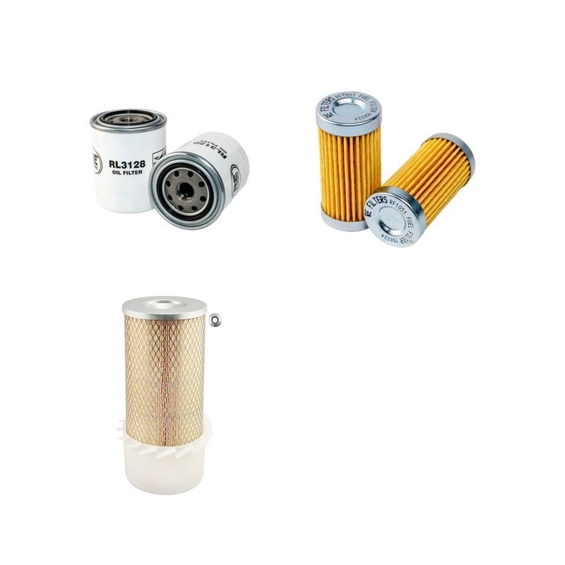 FORD 1720 Filter Service Kit Air Oil Fuel Filters w/SHIBAURA Eng.