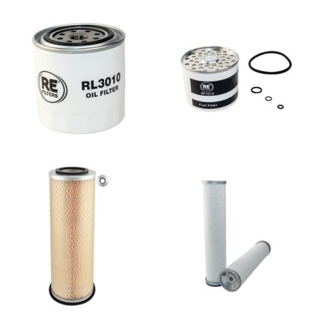 FORD 4630 Filter Service Kit Air Oil Fuel Filters w/DIESEL Eng.   YR  10.81-