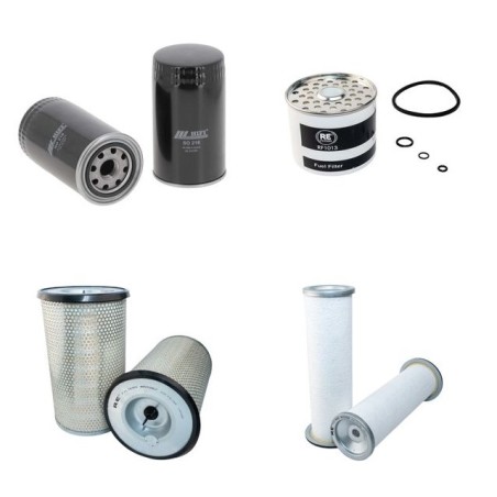 FORD 8160 Filter Service Kit Air Oil Fuel Filters