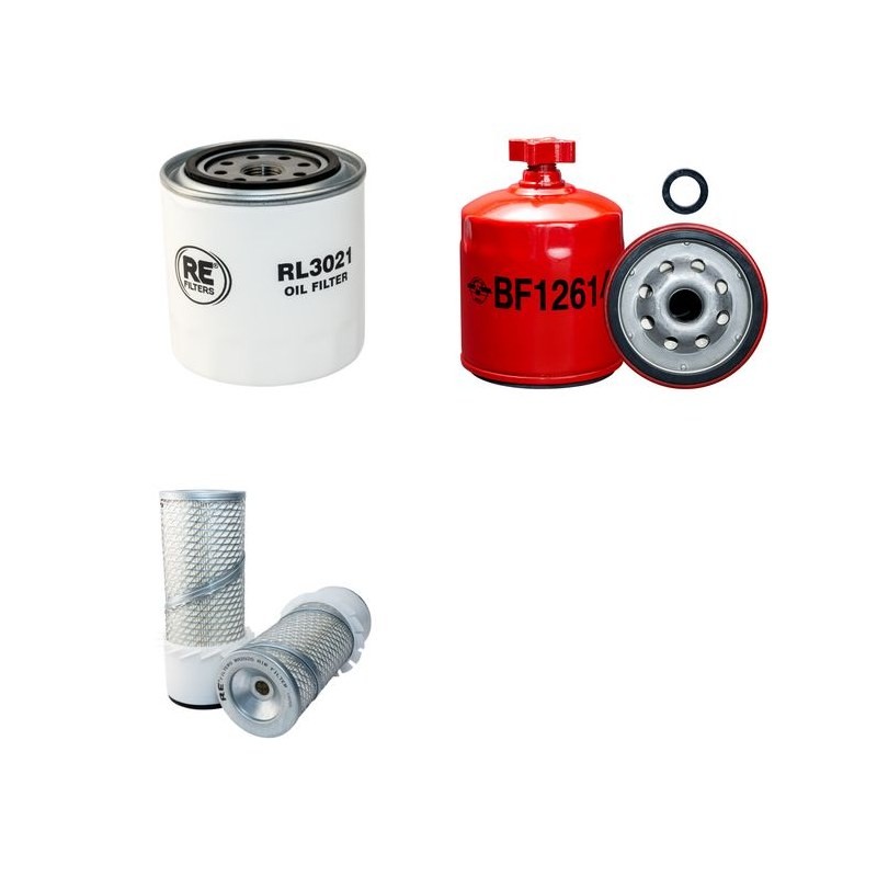 Filter kit suitable for CAT GROUPE DE SIGNALISATION with LISTER PETTER Engine