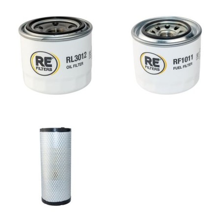 FUCHS F 1400 Filter Service Kit Air Oil Fuel Filters w/Yanmar 4 TNV 98 Eng.