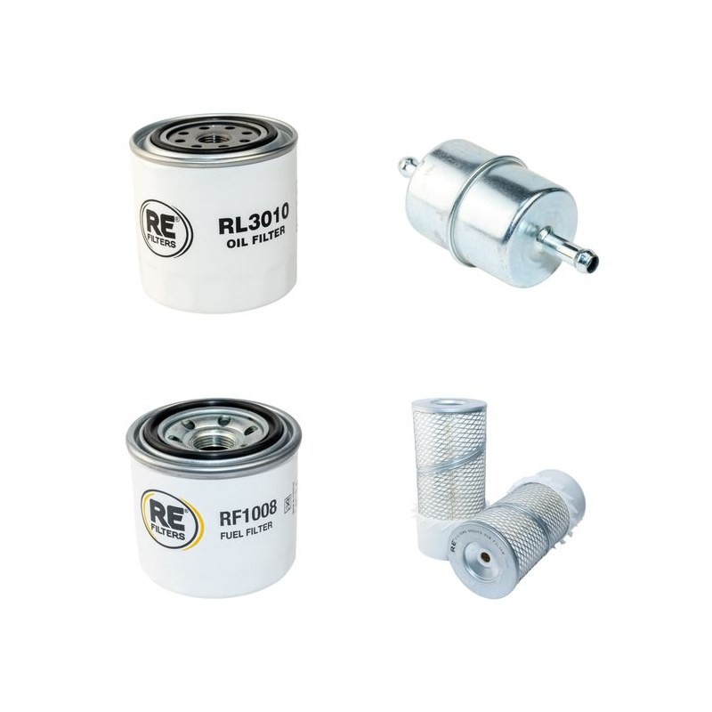 GIANT V 5001 T (X-tra) Filter Service Kit Air Oil Fuel Filters w/Kubota V2003T Eng.
