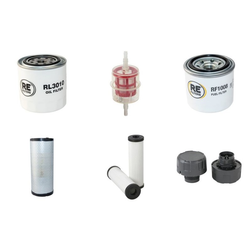 GIANT V 5003 T (X-tra) Filter Service Kit w/Kubota V 2403M-T Eng.