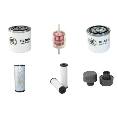 GIANT V 5003 T (X-tra) Filter Service Kit w/Kubota V 2403M-T Eng.