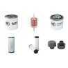 GIANT V 5003 T (X-tra) Filter Service Kit w/Kubota V 2403M-T Eng.