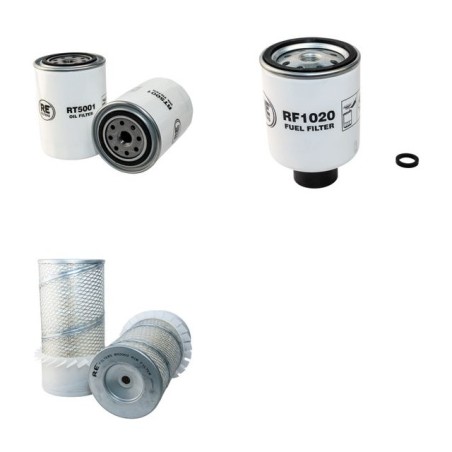 GREMO 950 U TURBO Filter Service Kit Air Oil Fuel Filters w/Perkins 1006.6T Eng.