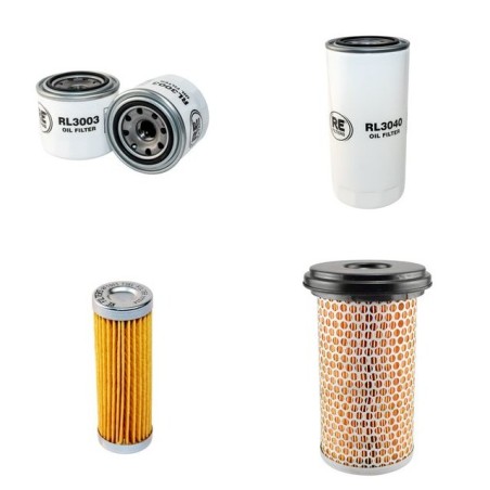 HAKO 1100 JONAS Filter Service Kit w/Kubota Z600B Eng.