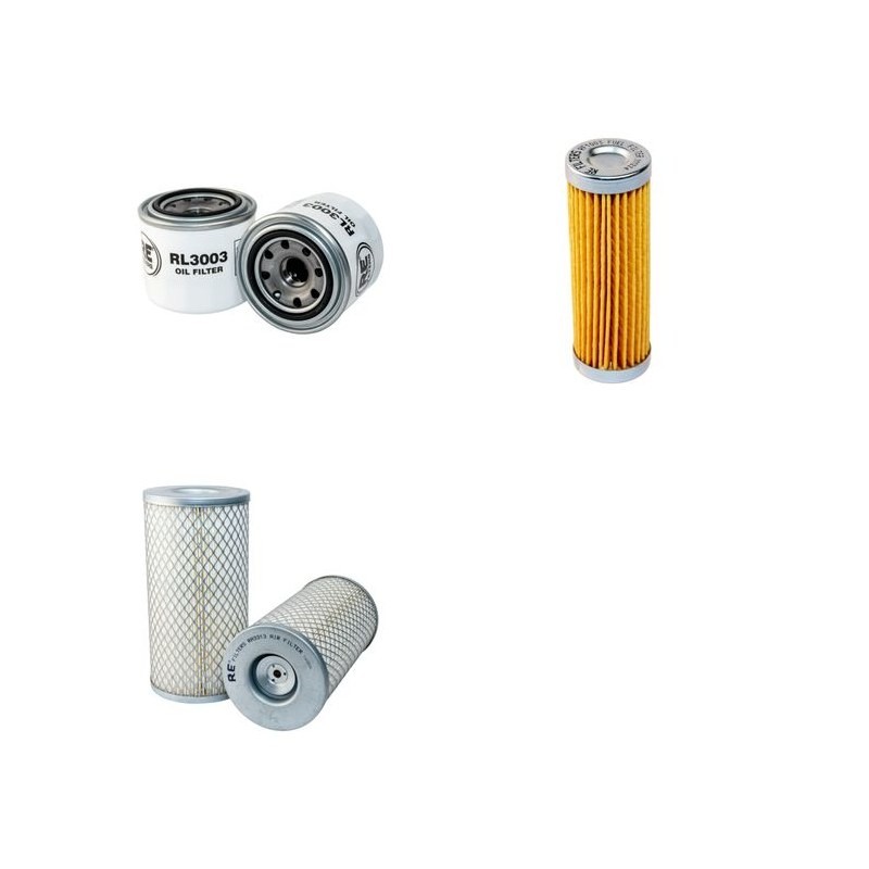 HOLDER C 30 Filter Service Kit Air Oil Fuel Filters w/Kubota V1200 Eng.