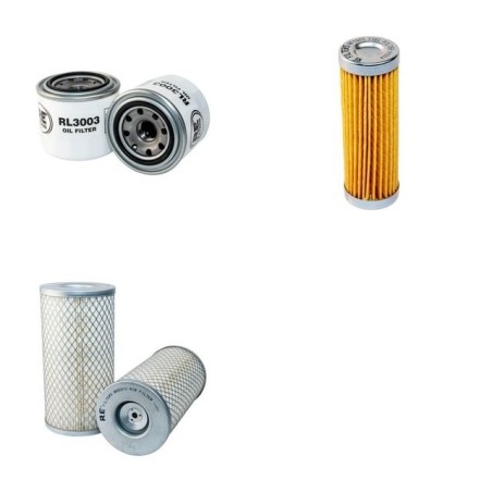 HOLDER C 30 Filter Service Kit Air Oil Fuel Filters w/Kubota V1200 Eng.