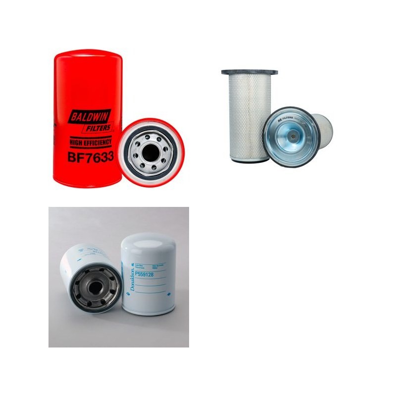 Filter kit suitable for CAT IT12F with CAT Engine Serial No 1 KF 820 Air Oil Fuel Filters