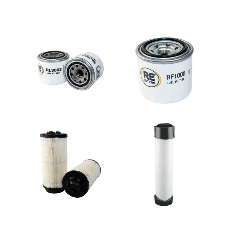 HOLDER C 330 Filter Service Kit Air Oil Fuel Filters w/Kubota V1505 Eng.   YR  1.98-