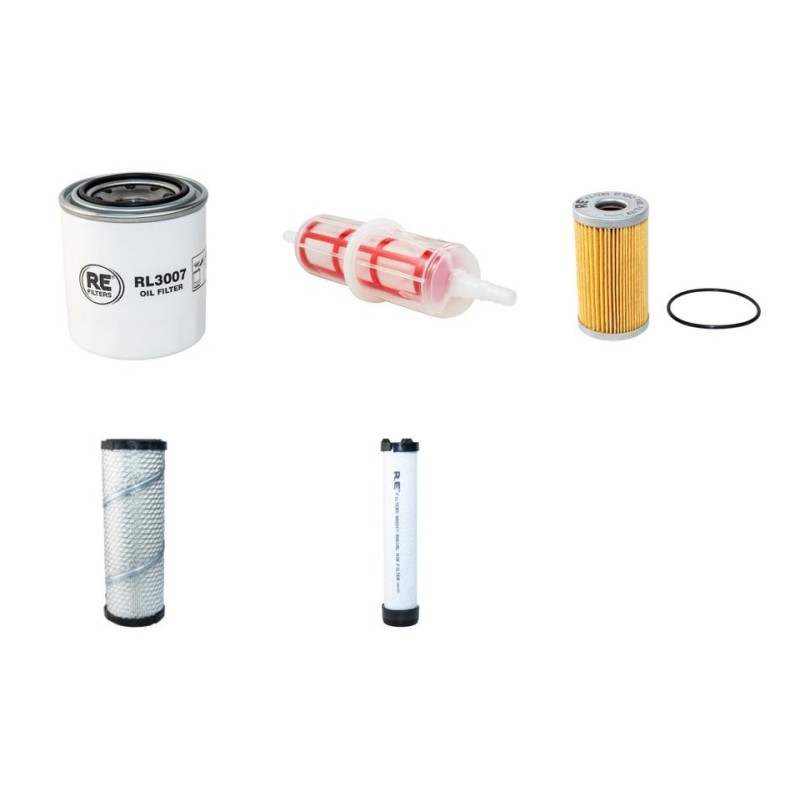 HOLMAC HZC 24 Filter Service Kit w/Kubota V 1105 Eng.