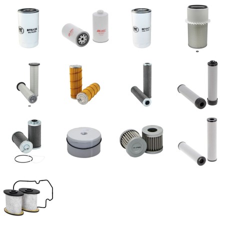 HSM 904 H 1 Filter Service Kit w/Iveco Eng.   YR  2005-