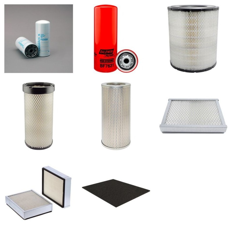 Filter kit suitable for CAT IT38F with CAT 3116 Engine Serial No 6FN1/5DR1-