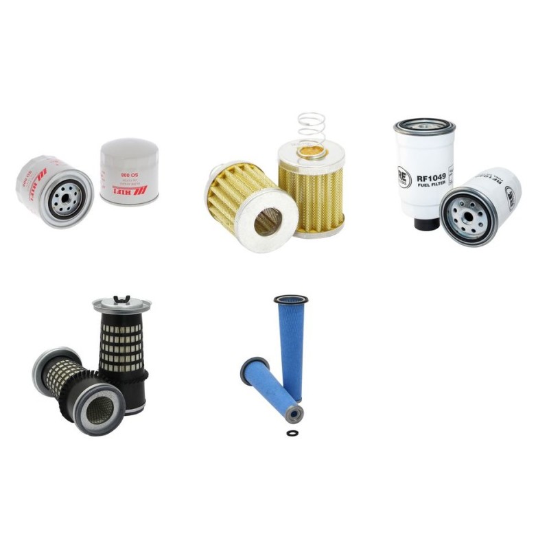 HUERLIMANN H 305 XE Filter Service Kit w/1000.3AT Eng.