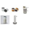 HUERLIMANN PRINCE 435 Filter Service Kit Air Oil Fuel Filters w/Mitsubishi K4F-DT Eng.
