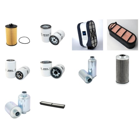 HUERLIMANN XM 120 Filter Service Kit w/Deutz BF 4M2012C Eng.   YR  2007-