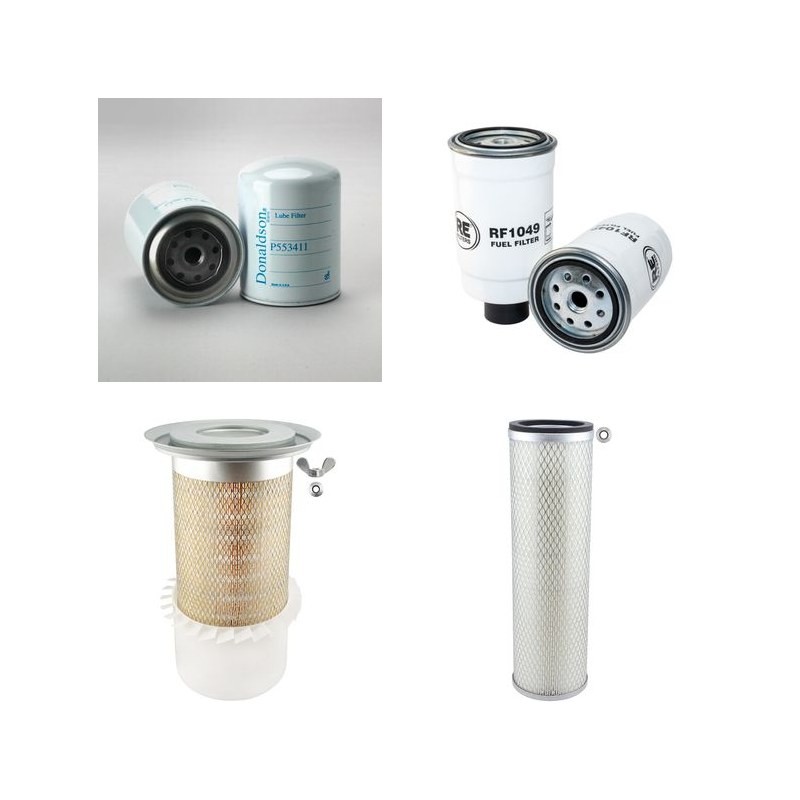 HUERLIMANN XT 130 Filter Service Kit Air Oil Fuel Filters w/6 ZYL TURBO Eng.